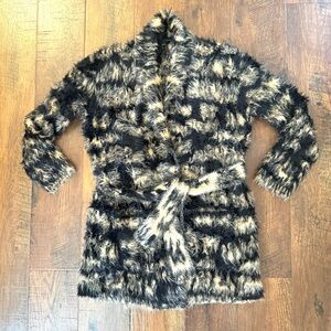 BCBG MAX AZARIA “Catherine” faux fur coat, size XS